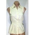 thumbnail image 1 of Sleeveless Mocked Button Down Shirt, 1 of 1