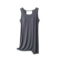 thumbnail image 1 of Jalioing Womens Nightgown Sleeveless Comfy Pajama Dress with Built in Bra Casual Loose Sleepshirts Nightdress, 1 of 3