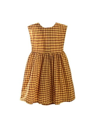 12+ Yellow Gingham Dress