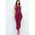 thumbnail image 1 of Sleeveless Ruched Side Split Maxi Dress, 1 of 5