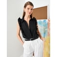 thumbnail image 1 of Sleeveless Ruffle Buttoned Shirt, 1 of 6