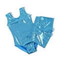 thumbnail image 1 of Sleeveless Shiny Girls Gymnastic Dance Trainingwear Tank Leotard With Short Suit, 1 of 7