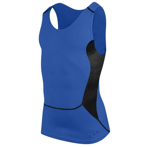 Sleeveless Shirts For Men Qiggri Fashionable Men's Solid Color Tight Fitting Round Neck Sleeveless Top Mens Tank Tops Workout