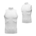 thumbnail image 1 of Sleeveless Shirts For Men Qiggri Mens Mock Turtleneck Tee Shirts Sleeveless Casual Basic Slim Fit Knitted Pullover Tank Tops Mens Shirts Casual, 1 of 3