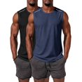 thumbnail image 1 of Sleeveless Shirts for Men Swim Muscle Tee Workout Quick Dry Cooling Tank Tops, 1 of 7