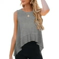 thumbnail image 1 of Sleeveless Shirts for Women Casual Crew Neck Tank Top 2024 Summer Basic Tanks Womens Clothes, 1 of 6