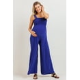 thumbnail image 1 of Sleeveless Smocked Maternity Jumpsuit, 1 of 4