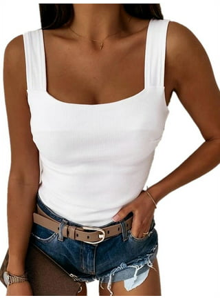 Women Tube Tops Vest Summer Strapless Vertical Lines Tank Tops Skinny Fit  Shapewear Camisole