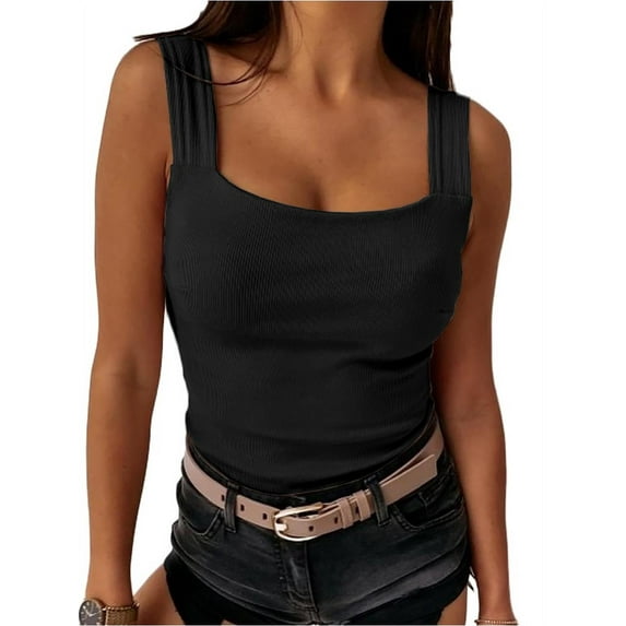 Sleeveless Summer Skinny Solid All Match Tank Tops Camisole