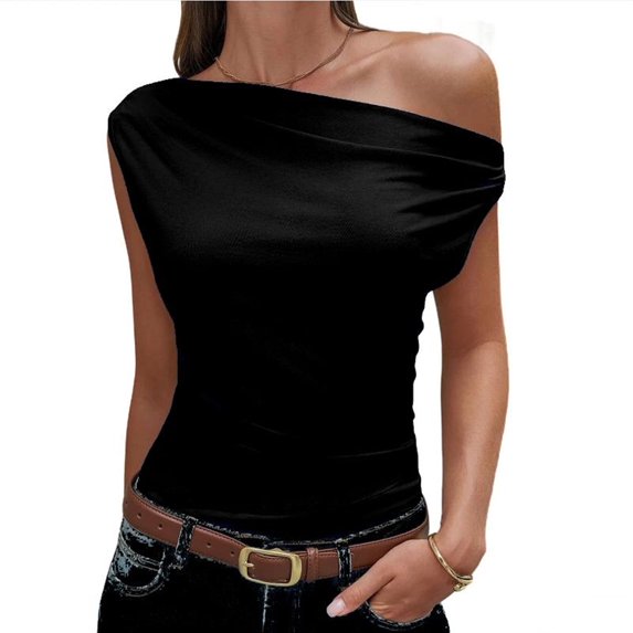 Sleeveless Summer Solid Color Women Tank Tops
