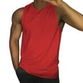 thumbnail image 1 of Sleeveless Tank Top Men's Summer Solid Color Vest Fashion Casual Vintage Wash Sleeveless T Shirt Vest Tops Mens Big & Tall Shirts, 1 of 3