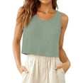 thumbnail image 1 of Sleeveless Tank Top Womens Summer Camisole Lightweight Daily Wear, 1 of 6