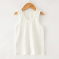 thumbnail image 1 of Sleeveless Tank Tops for Girls Lightweight Crewneck T Shirts Size 1-10 Toddlers Kids Casual Solid Color Pullover Basic Undershirts Vests 2025, 1 of 6