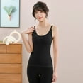 thumbnail image 1 of Sleeveless Thermal Shirts For Women V Neck Vest With Built In Bra Lined Underwear Thermal Tank Top Camisole Winter Tops Thermal Waist Trainer for Women Full Top Womens Long Sleeve Thermal Top Mens, 1 of 4