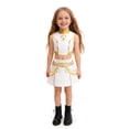 thumbnail image 1 of Sleeveless Top and A-Line Skirt Pop Star Set, Idol Singer Halloween Outfit for Stage Performance Cosplay, 1 of 5