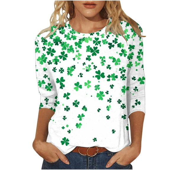 Saint Patricks Day Shirt Funny,Sleeveless Tops For Women Plus Size Blouses for Women Casual Sexy Red Shirts for Women Crop