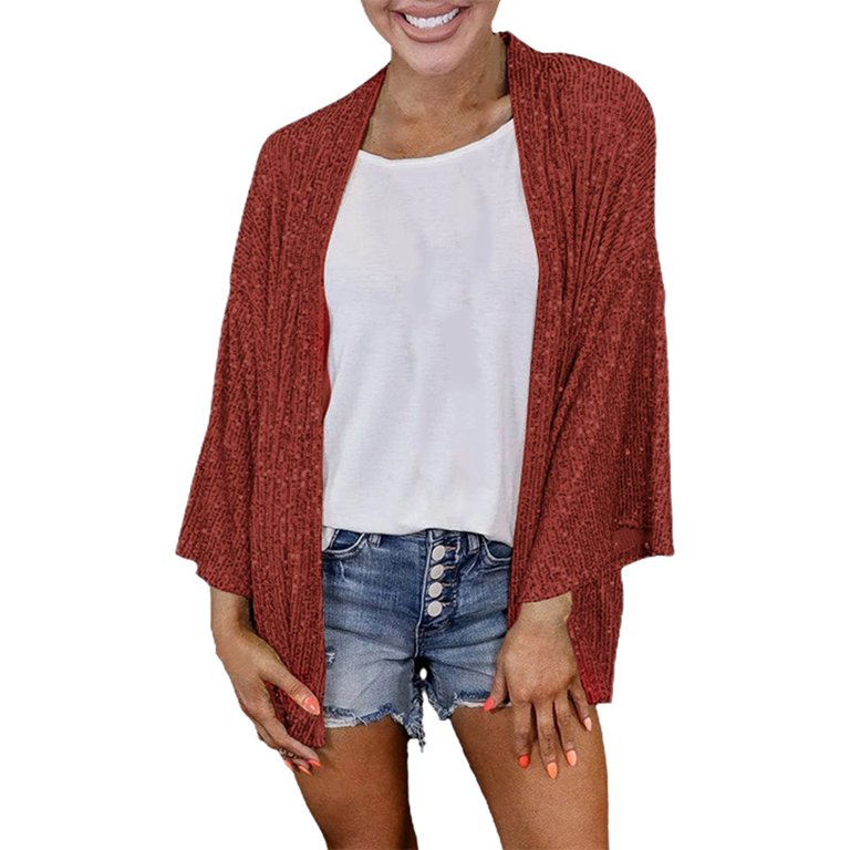 Sleeveless Tops for Women Cardigans plus Size Oatmeal Cardigan