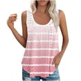 thumbnail image 1 of Sleeveless Tops for Women Crew Neck Tank Top Summer Casual Hollow-Out Flowy Tanks Womens Clothing, 1 of 6
