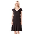 thumbnail image 1 of Sleeveless V Neck Above Knee Length Stripe Dress, 1 of 1