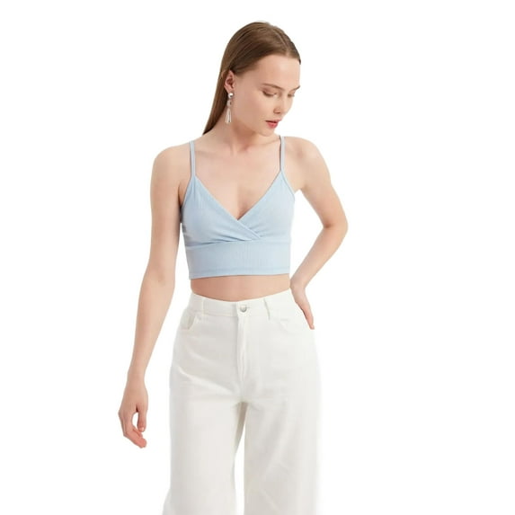 Sleeveless V-Neck Basic Top