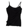 thumbnail image 1 of Sleeveless Workout Tank Tops for Women Summer Camisoles With Build In Shelf Bra Adjustable Spaghetti Straps Soft Stretch Undershirt Yoga Shirts, 1 of 4