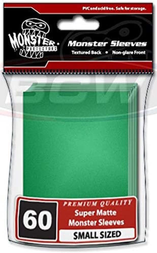 yugioh green card sleeves 100 Count for Trading Cards, Perfect Fit Shiny MTG Card Sleeves, Holographic Card Sleeve Fit for Magic, Photocard, TCG, Baseball/Sports Cards, Card, Game Card 66 * 91 Meant as an everyday sleeve Yu-Gi-Oh Sleeve Cards Green Ver.2