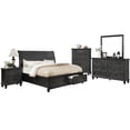 thumbnail image 1 of Sleigh 5pc Bedroom Set, Storage Platform Bed, DR, M, N & C, 1 of 1