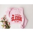 thumbnail image 1 of Sleigh All Day Sweatshirt, season Shirt, season Jumper Tshirt, season Vibes Sweatshirt, Family season Sweater, Sweatshirt All Size S-5XL, 1 of 5