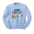 thumbnail image 1 of Sleigh Queen Sweatshirt Unisex X-Large Light Blue, 1 of 5