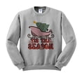 thumbnail image 1 of Sleigh Tis the Season Sweatshirt Unisex Small Grey, 1 of 5