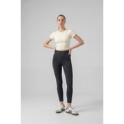 Slemon Womens Yoga Leggings High Waisted Butt Lifting Naked Feel High Stretch