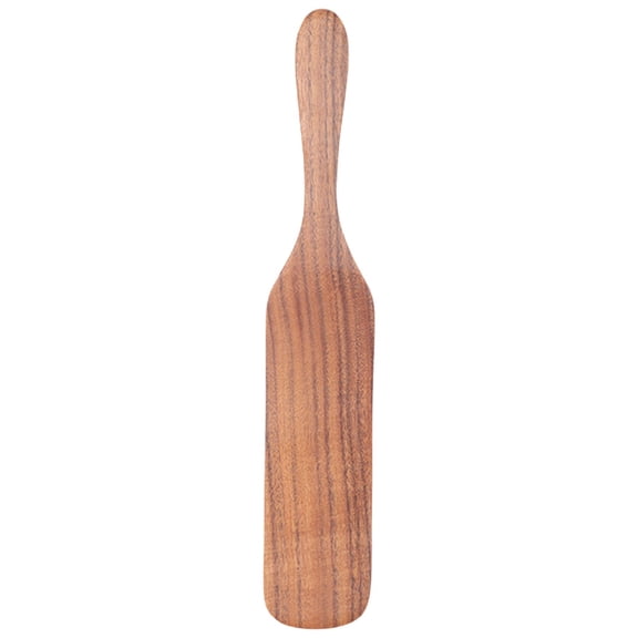 Slender Mixing Stick, Long-Handled Wooden Spatula for Mixing, Dough Beater, Jam and Butter Spreader, Kitchen Tool for Jars, Bowls, and Non-Scratch Stirring