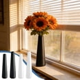 thumbnail image 1 of Slender Plastic Vase, Modern Ornament for Dry Flowers Pampas, 10.6 Inch Small Vase for Coffee Table Dining Desk Shelf, Minimalist Home Decor, Multipurpose Flower Holder, Housewarming Birthday Gift, 1 of 7