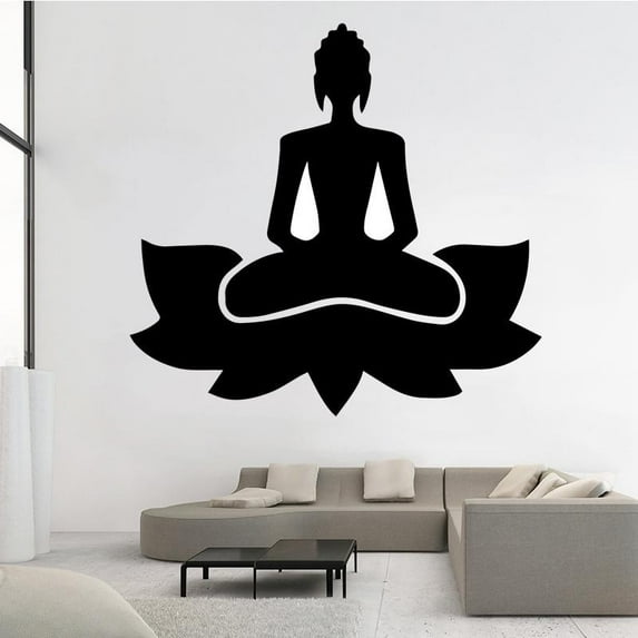 Slender Woman Wall Sticker Creative Removable Vinyl Wall Decals Wallpaper for Girls Bedroom Vinyl Wall Decal Home Decor Poster 43x45cm