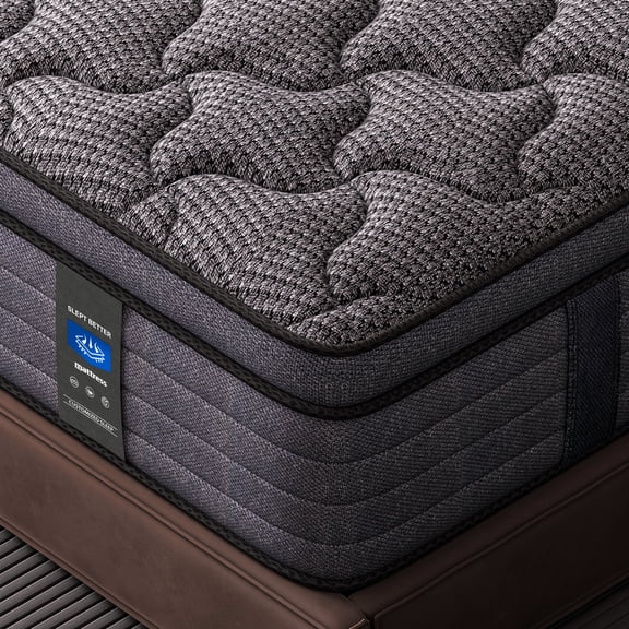 Slept Better 12 inch Twin Size Mattress In Box,Memory Foam & Spring Hybrid Mattress,Medium Firm,Drift Off Quickly, Sleep Deeply
