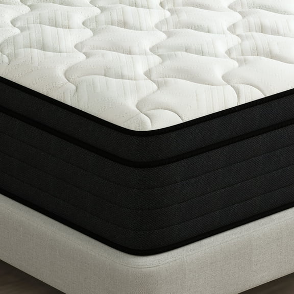 Slept Better 14 inch Queen Size Mattress in Box,Memory Foam & Spring Hybrid Mattress,Medium Firm,Drift off Quickly, Sleep Deeply