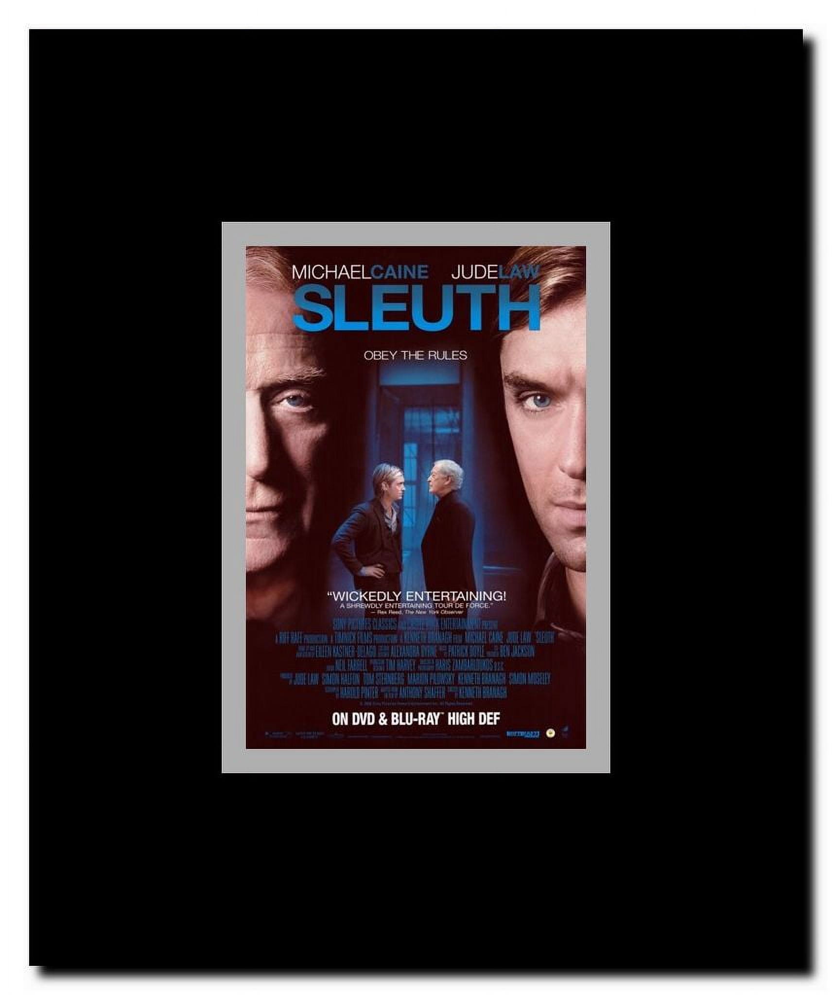 Sleuth Framed Movie Poster