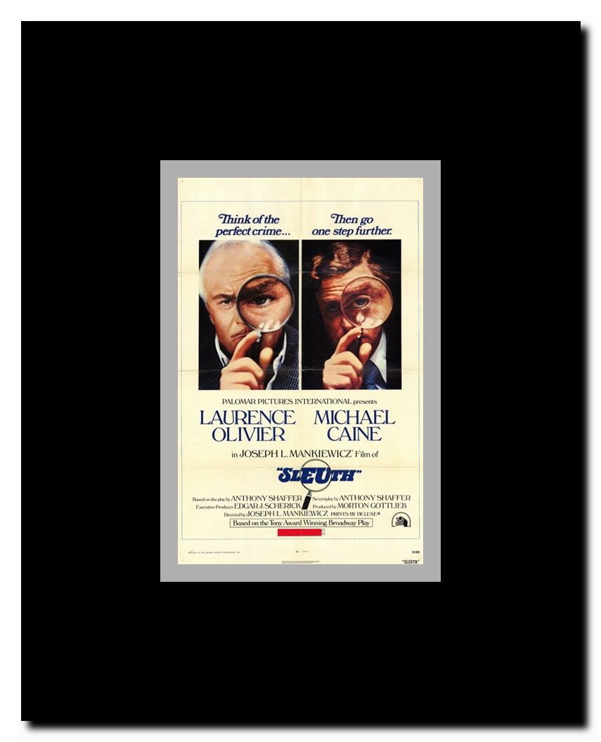 Sleuth Framed Movie Poster
