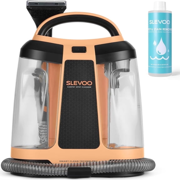 Slevoo Portable Carpet Cleaner, Carpet Cleaner Machine with Spot Cleaner, Ideal for Multi-Scene Cleaning Needs, 11Kpa Strong Suction, 450W Powerful Motor, Orange