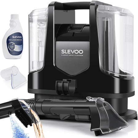 Slevoo Portable Carpet Cleaner, Upholstery Cleaner with Pet Spot Stain Remover, 10.5Kpa Strong Suction, 400W Powerful Motor, New