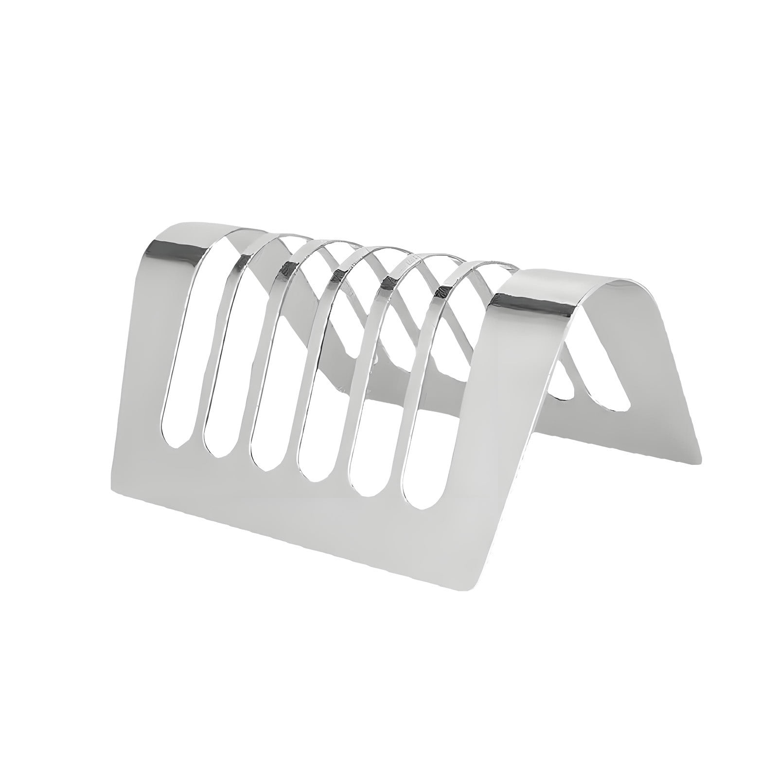 6 Slice Toast Rack Bread Loaf Holder Stainless Steel Cooling Station For Countertop Dining Room And Kitchen