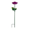 thumbnail image 1 of Slhenay Bee Watering Station, Bee Bath for Garden Metal Bird Water Feeder with Flower Design, Colorful Butterfly Bath Bowl for Outdoor Garden Yard Decor (Purple), 1 of 1