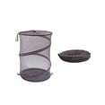 thumbnail image 1 of Slhenay Collapsible Mesh Popup Laundry Hamper, Round Foldable Dirty Clothes Basket w/Strong Carry Drawstring/Solid Bottom/Storage Bag, Great for Kids Room/College Dorm/Travel, 1 of 7
