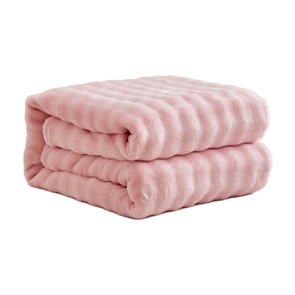 Slhenay Cool Blanket Soft Throw Blanket for Couch Bed, Breathable Gauze Blanket for All Season, Fuzzy Bedding Cool Blanket Lightweight Twin Blankets for Adults Blanket 70x100cm, Pink