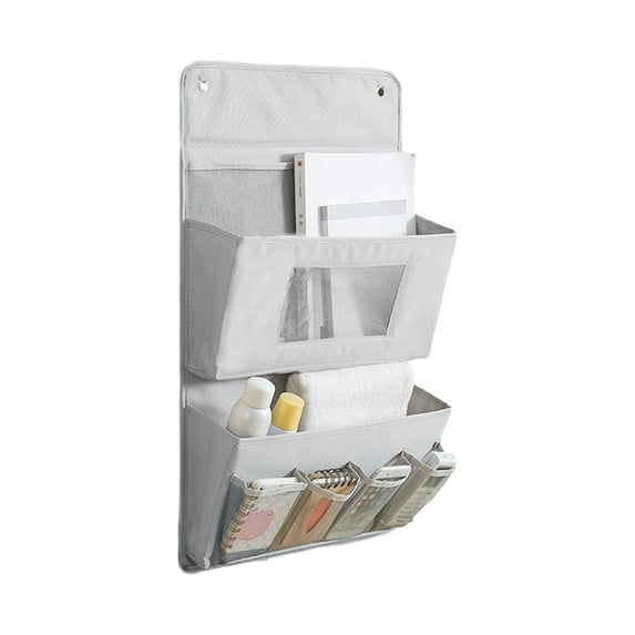 Slhenay Over the Door Organizer, Multipurpose Nursery Door Organizer Hanging with Large Capacity Pockets and Clear Windows, Behind the Door Storage Organizer for Cosmetics, Small Stuff, Baby Toys