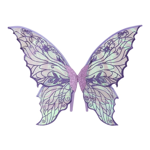 Slhenay Fairy Wings Adult Women Halloween Fairy Costume for Women Accessories Butterfly Ladybug Bee Cosplay Fairy Costume Purple