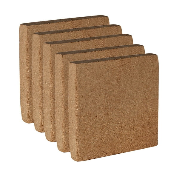 Slhenay Organic Compressed Coconut Coir Brick Soil, 5 Piece
