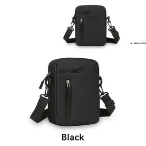 Slhenay Padded Ereader Sleeve Case for 6-7 inch Ereader Tablet Bag, Protective Cover Pouch, Nylon Crossbody Bag Light Weight Business Travel Phone Bag Black