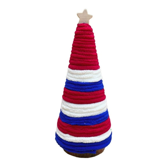 Slhenay Patriotic Table Centerpieces Table Decors Yarn Trees Home Decorations for Memorial Celebrate Desktop Office Home Party Jupiter