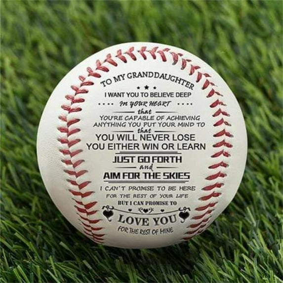 Slhenay Personalized Baseball Gift from Grandparents